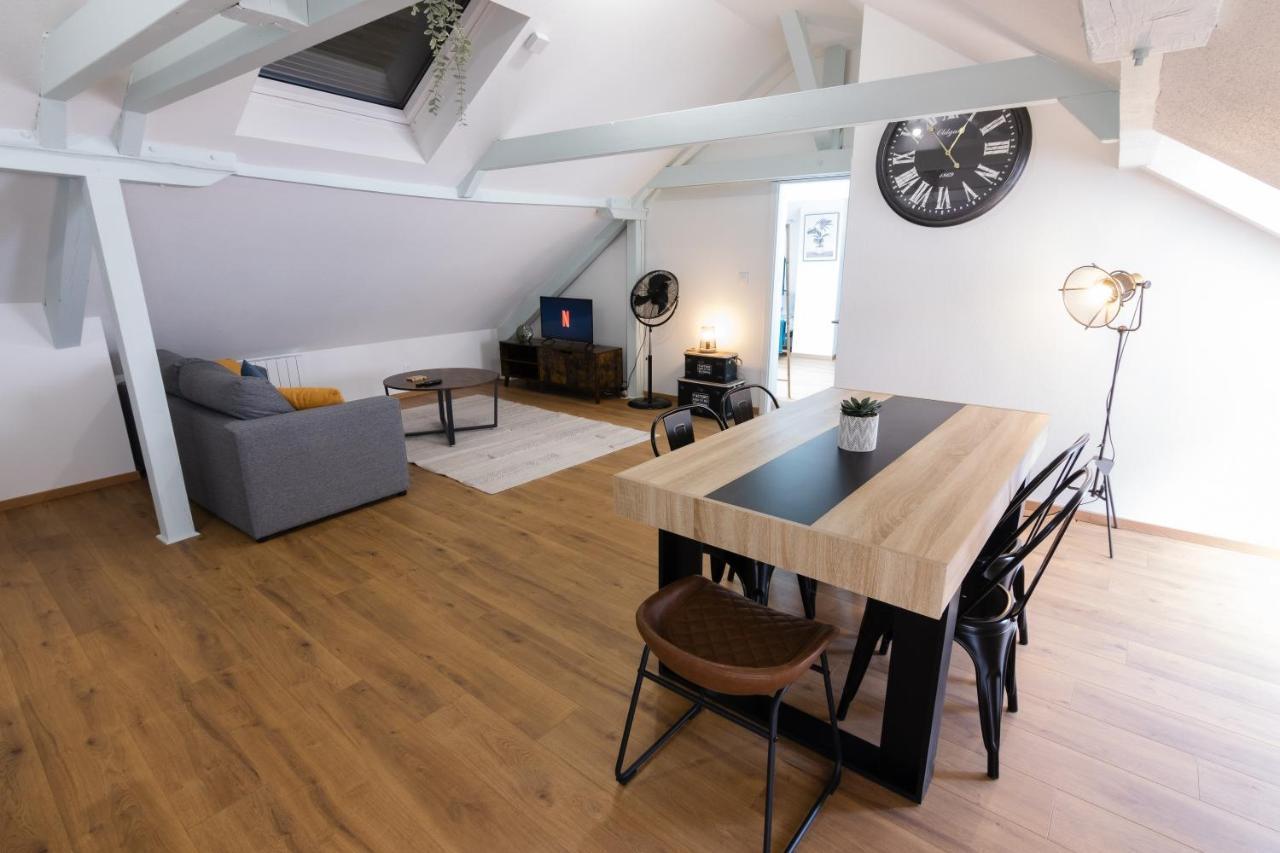 Appartement Atypique Proche Gare/ Dans L'Hyper-Centre Spacieux Pour 6P Au Coeur De Mulhouse Ngoại thất bức ảnh